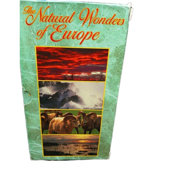 The Natural Wonders of Europe Giants of Europe VHS 3-Tape Set Good Condition - Picture 2 of 10